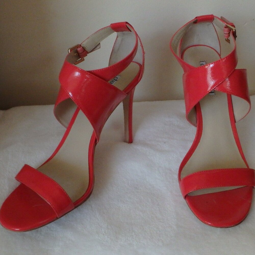 Charles David - Coral Patent Leather Heels